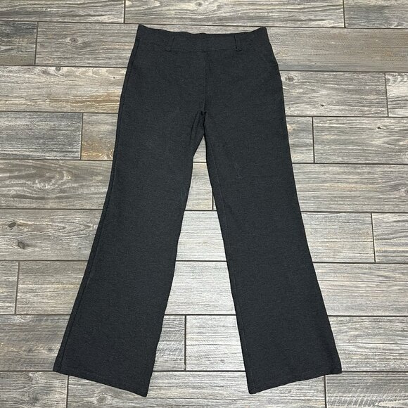 Quince Career Pant Charcoal Grey Women Small Stretch Pull On 28 Waist Wide Leg - Picture 4 of 11